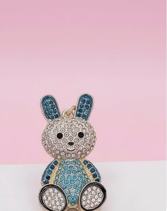 Glam Bunny key rings