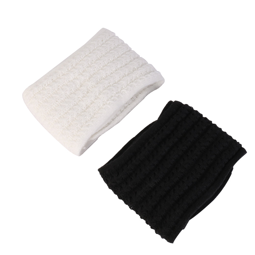 Scarf Women Winter Versatile Solid Color Thickened Woolen Knitted Scarf